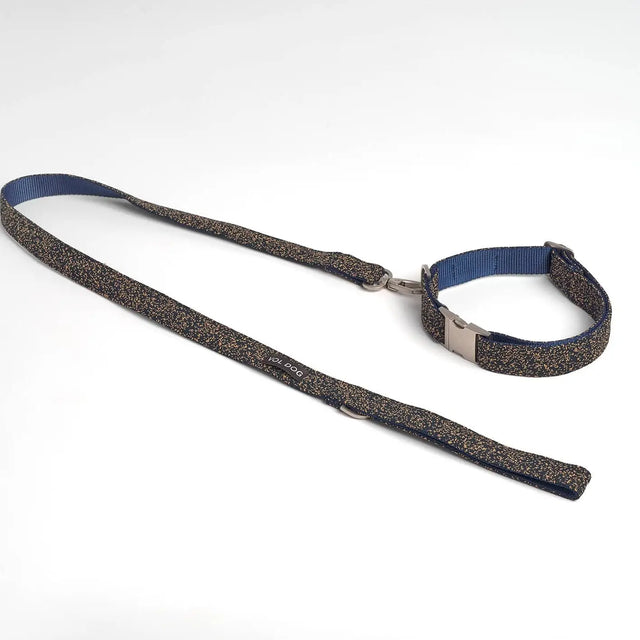 La Laisse Kvadrat - Indigo moucheté