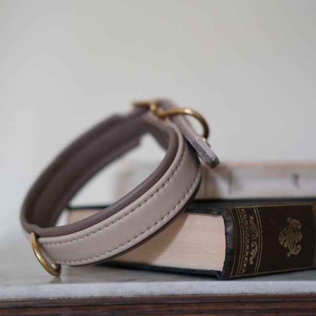 Le Collier Bijou - Cuir nappa ivoire