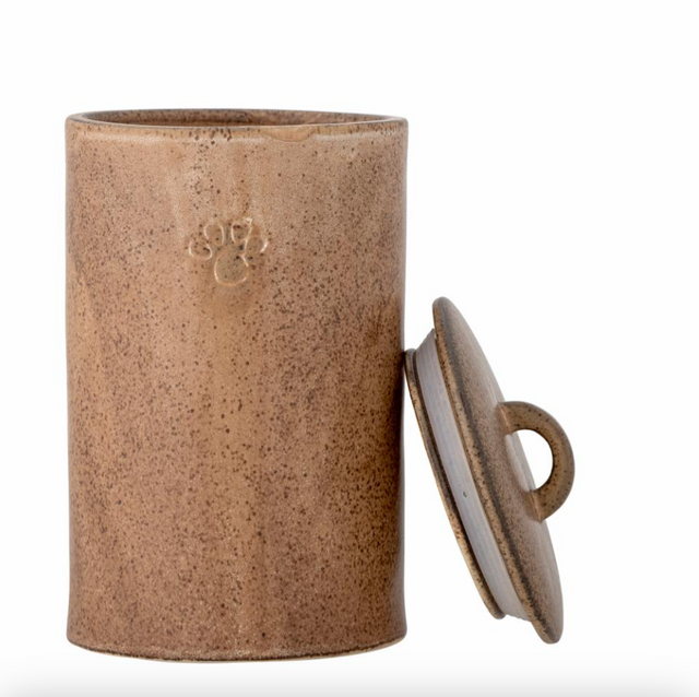 pot à friandises pour chien avec couvercle