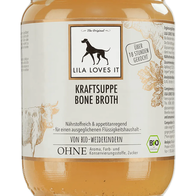 bouillon d'os pour chien