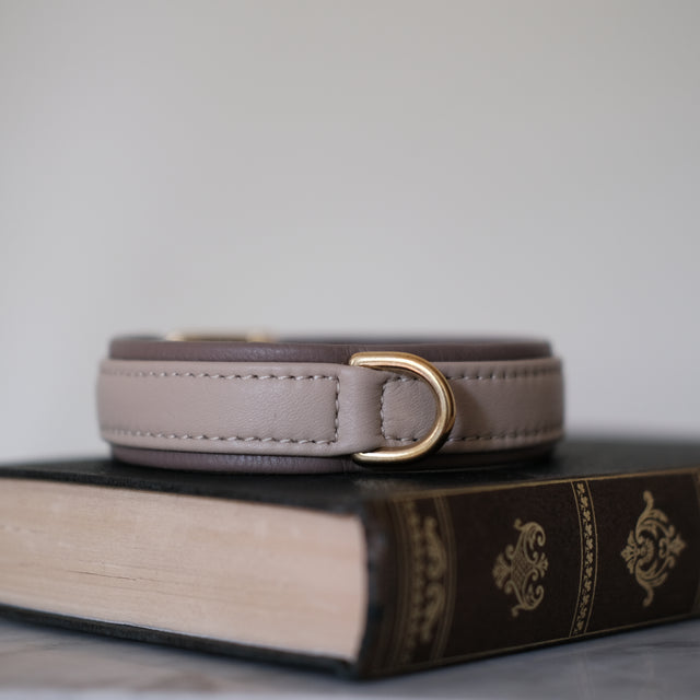 Le Collier Bijou - Cuir nappa ivoire