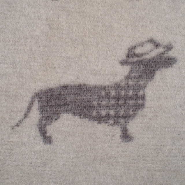 Le Plaid Réversible - Motifs teckel