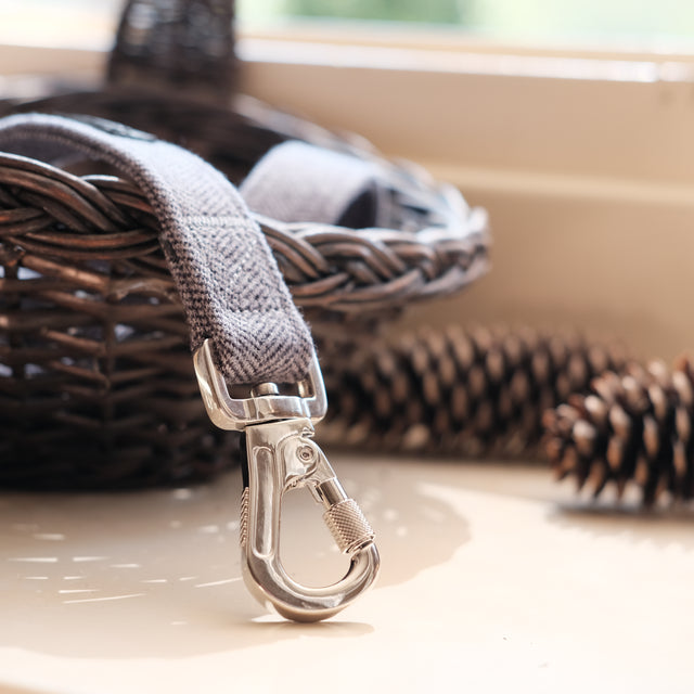 La Laisse tissée – Bleu délavé