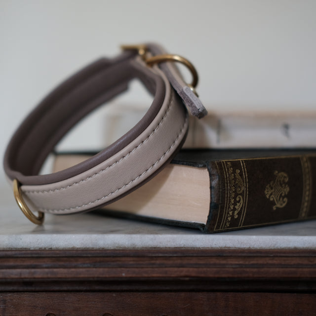 Le Collier Bijou - Cuir nappa ivoire