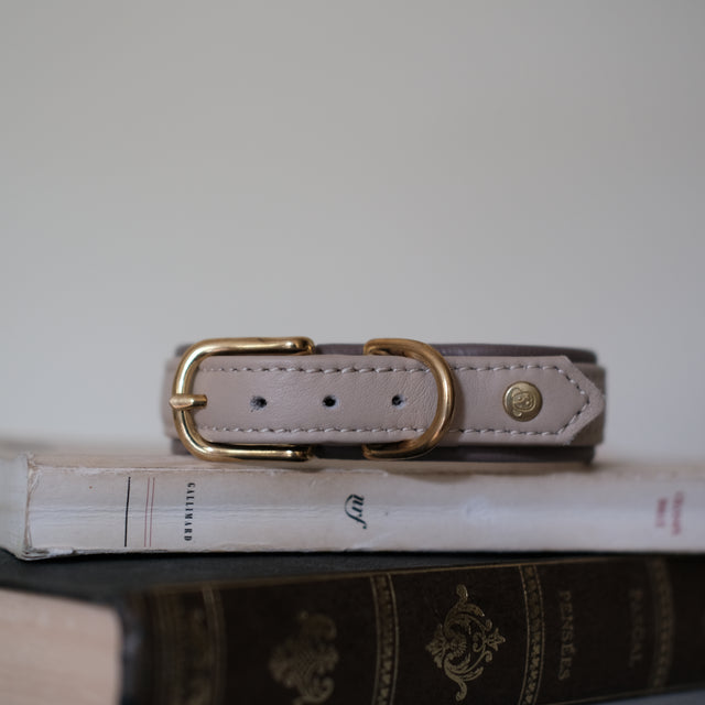 Le Collier Bijou - Cuir nappa ivoire