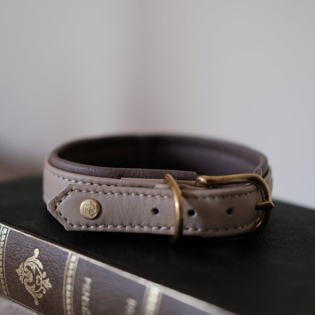 Le Collier Bijou - Cuir nappa ivoire