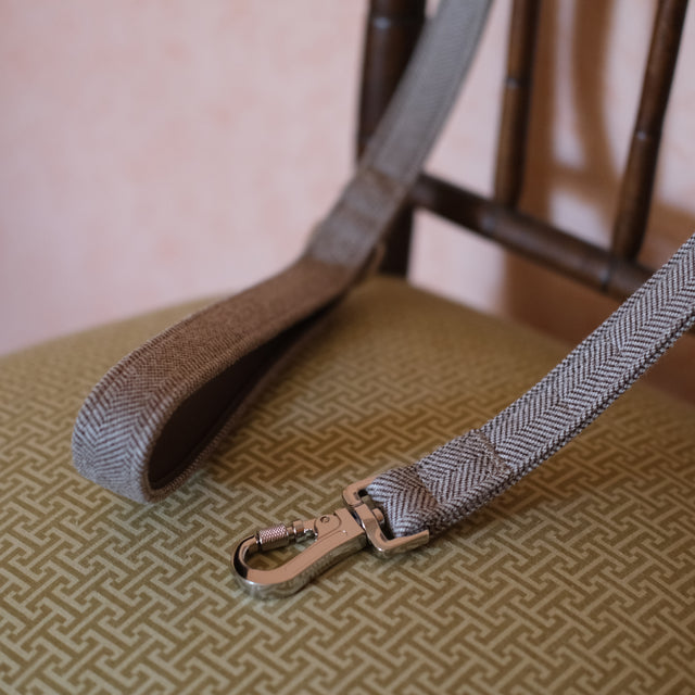 La Laisse en webbing - Mocca