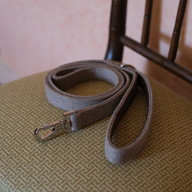 La Laisse en webbing - Mocca