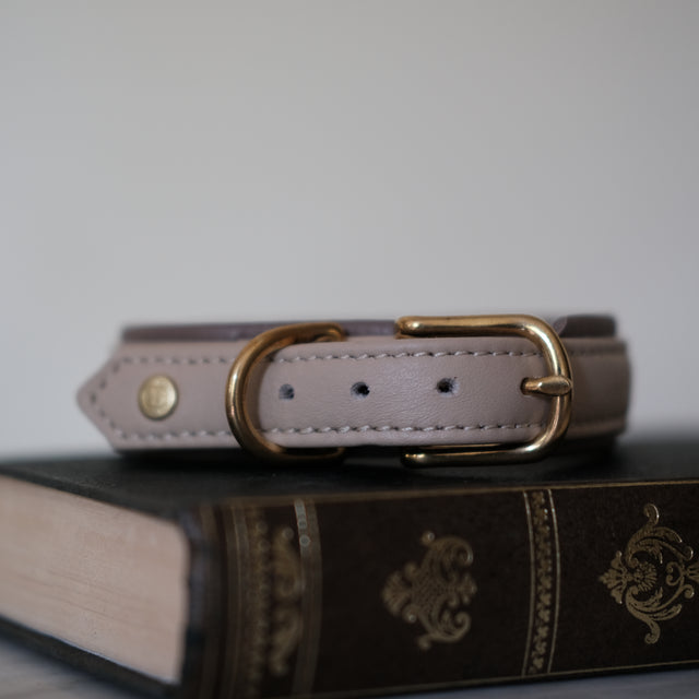 Le Collier Bijou - Cuir nappa ivoire