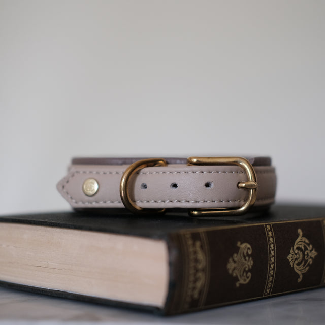 Le Collier Bijou - Cuir nappa ivoire