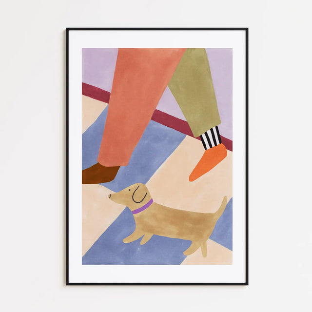 Affiche murale avec chien