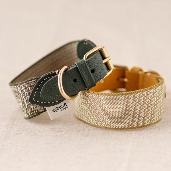 Le Collier James - Cuir et toile