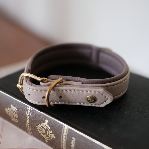 Le Collier Bijou - Cuir nappa ivoire