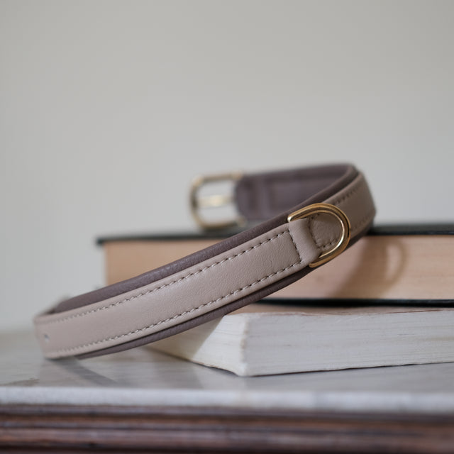 Le Collier Bijou - Cuir nappa ivoire