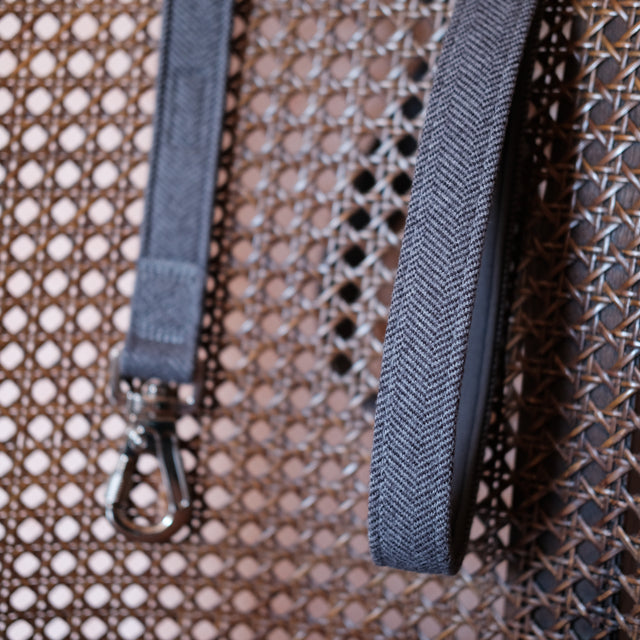 La Laisse tissée – Bleu délavé