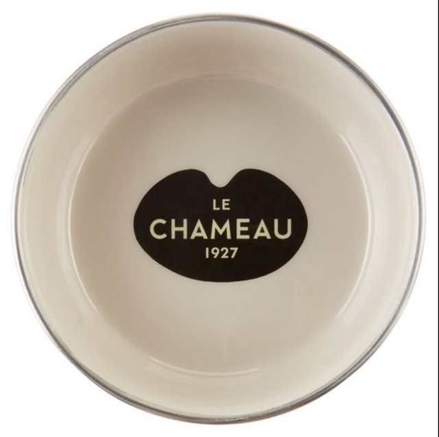 Détail sur le fond de la gamelle pour chien Le Chameau