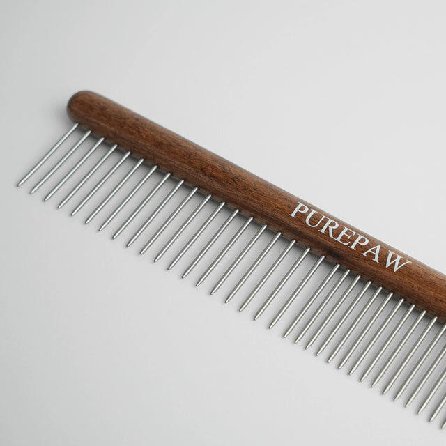 Présentation zoom du peigne pour chien