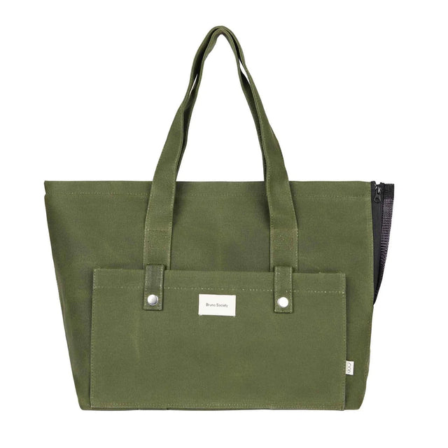 Présentation du sac de transport pour chien vue de face