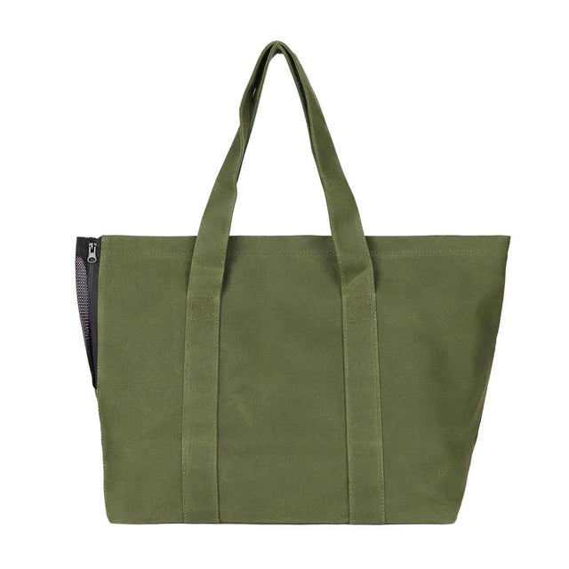 Présentation de dos du sac de transport pour chien Bruno Society