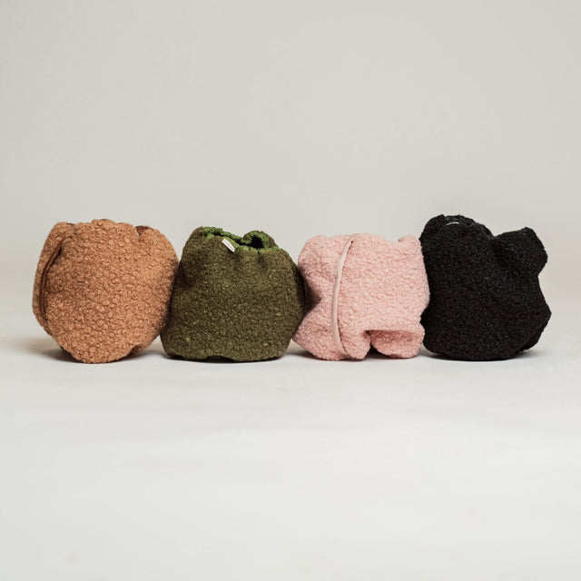 Mise en avant générale des snoods de quatre couleurs différentes