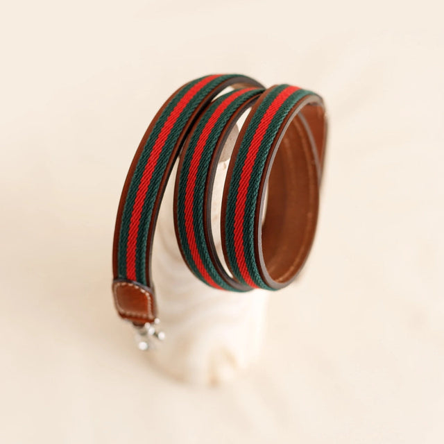 présentation de laisse pour chien en cuir et en tissu